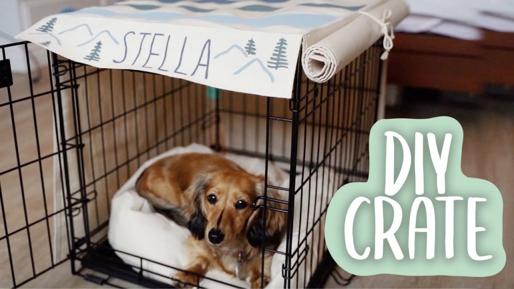 Crafting a Custom Cover for your Dog's Crate: A Simple and Stylish DIY Project