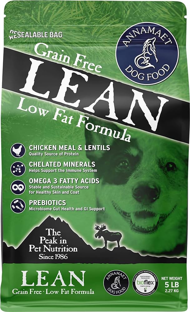 Annamaet Grain-Free Lean Low Fat Formula Dry Dog Food: A Healthy Option for Your Pup